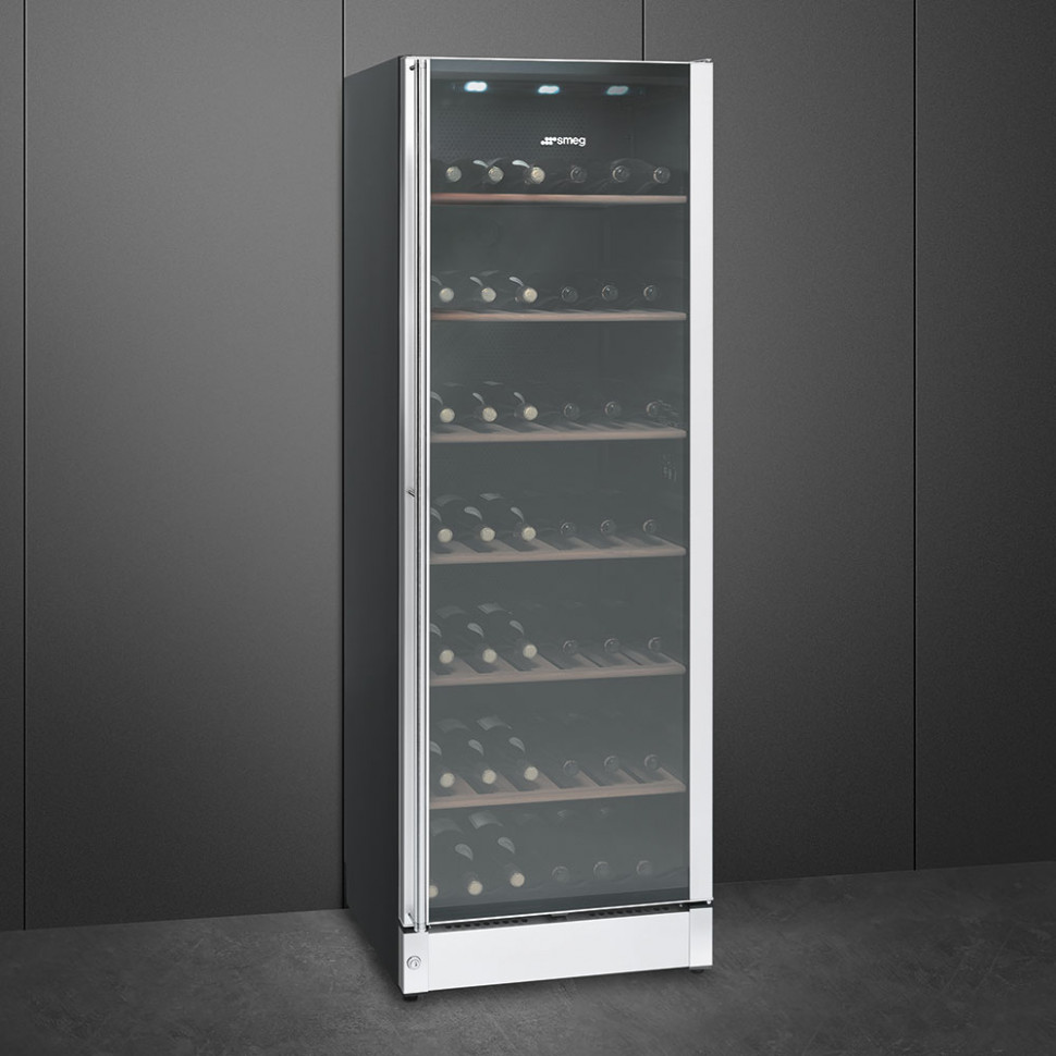 SMEG SCV115G Отдельностоящий холодильный шкаф для вина, ширина 60 см