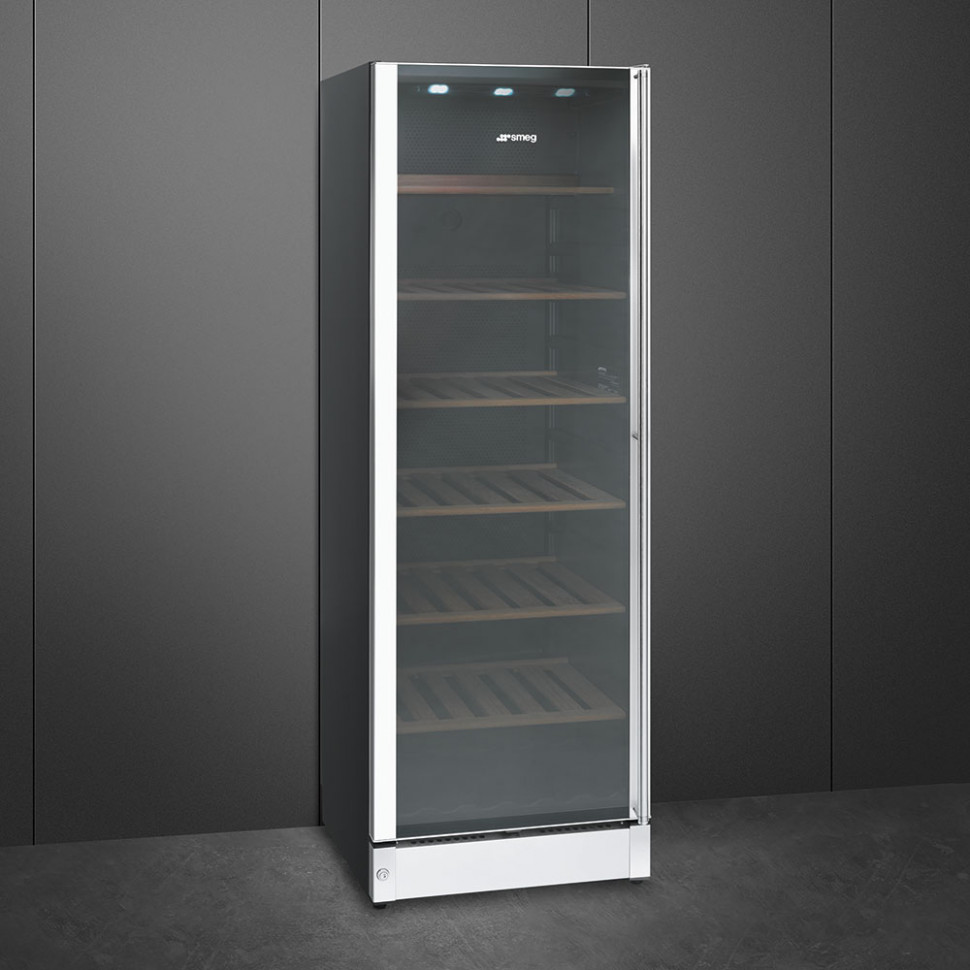 SMEG SCV115GS Отдельностоящий холодильный шкаф для вина, ширина 60 см