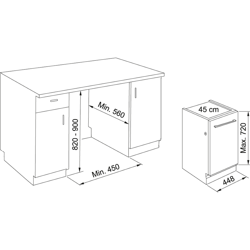 Посудомоечная машина FDW 4510 E8P E