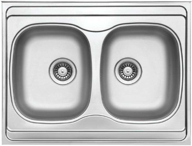 кухонная мойка TopZero STM800.600.20, нержавеющая сталь