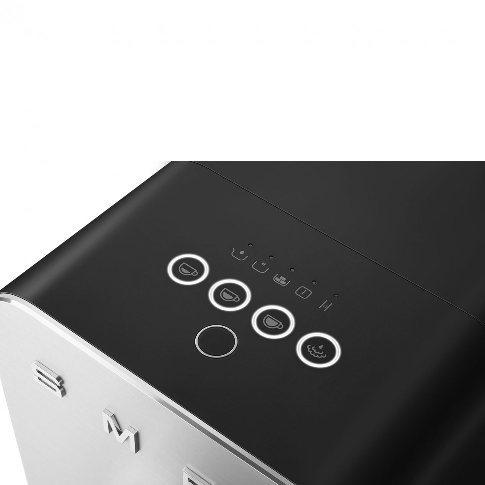 SMEG BCC12BLMEU Автоматическая кофемашина, цвет чёрный матовый