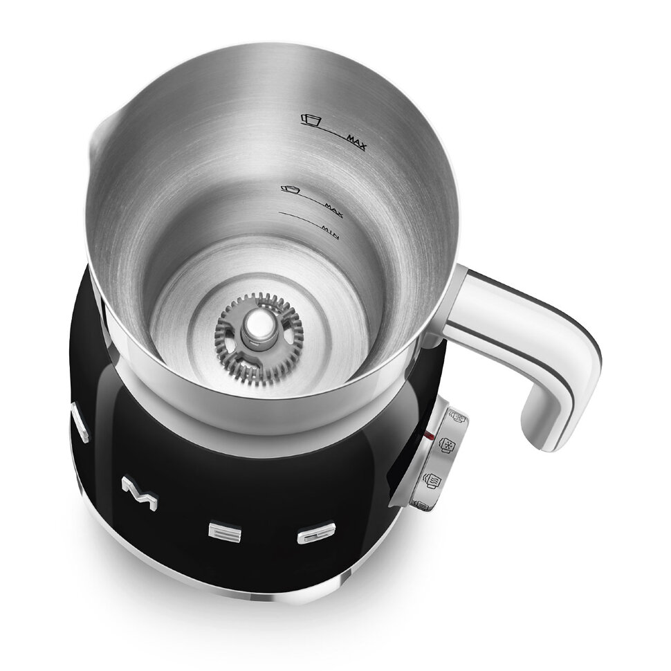 SMEG MFF11BLEU Вспениватель молока, цвет чёрный