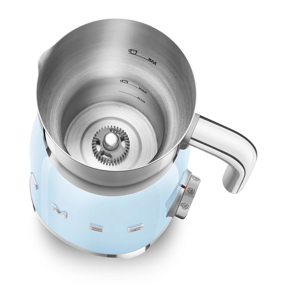 SMEG MFF11PBEU Вспениватель молока, пастельный голубой