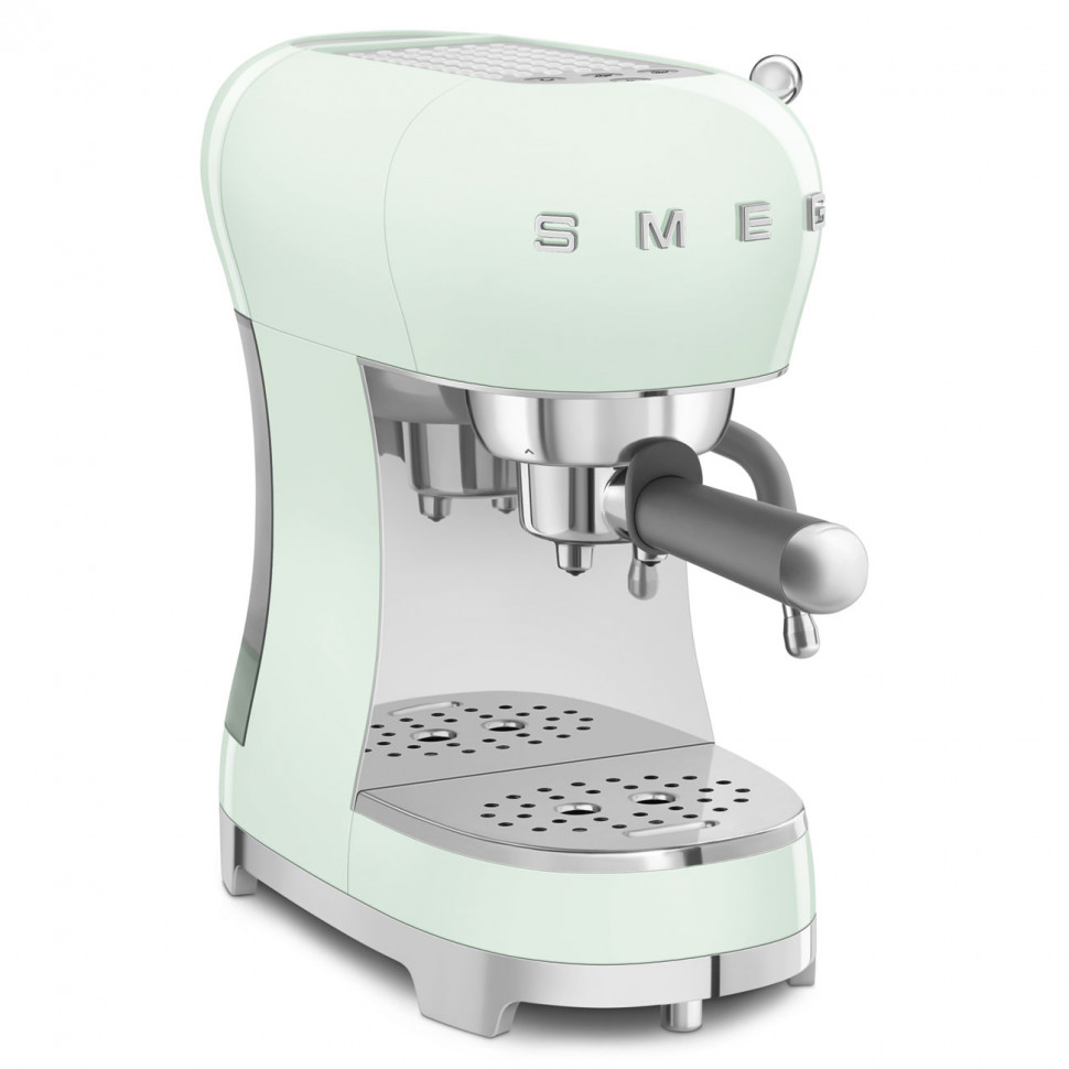 SMEG ECF02PGEU Кофемашина-эспрессо, цвет пастельный зеленый