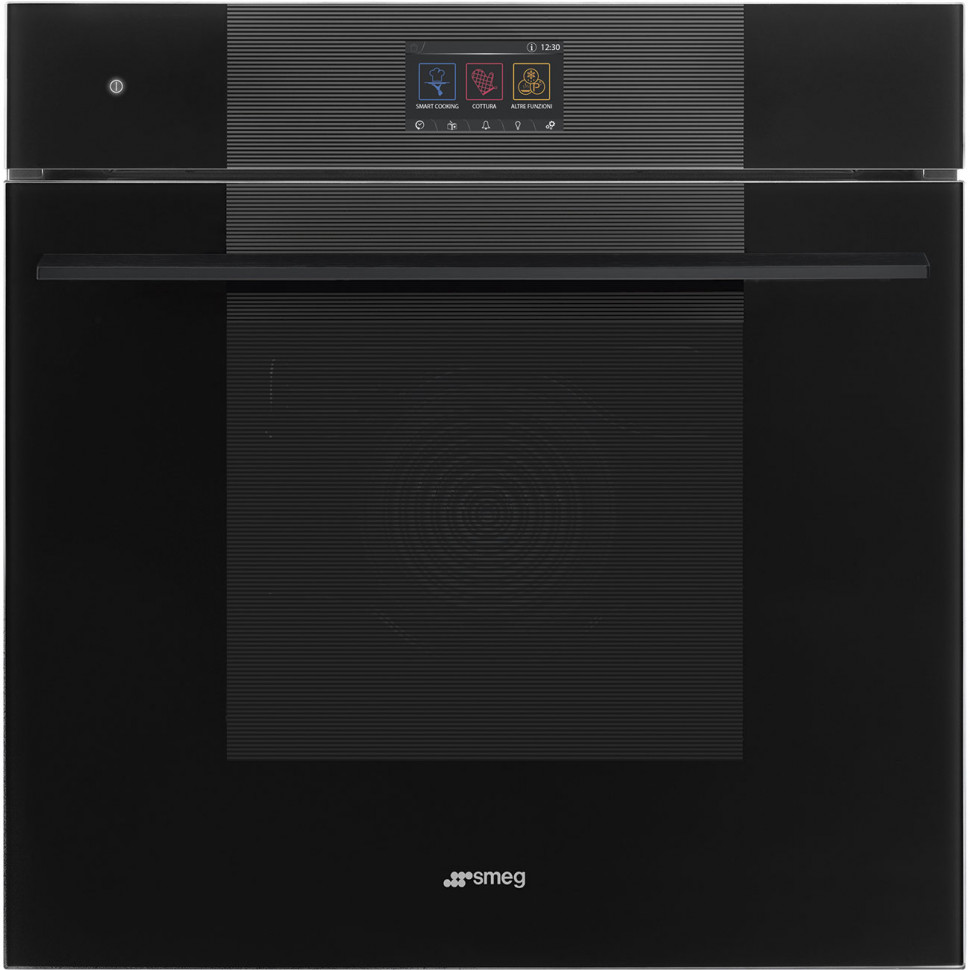 SMEG SO6104APB3 Многофункциональный духовой шкаф с технологией Multitech, 60 см, 25 функций, стекло Deep Black (чёрное)
