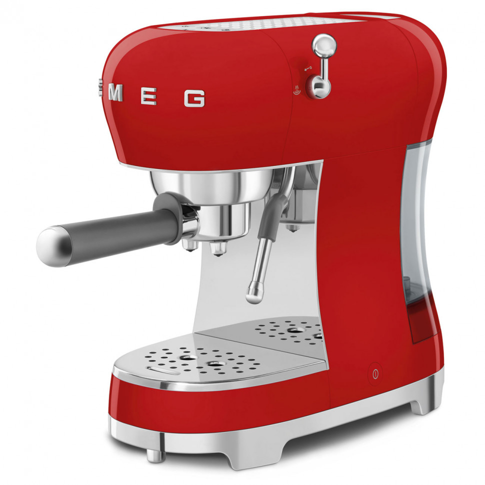 SMEG ECF02RDEU Кофемашина-эспрессо, цвет красный