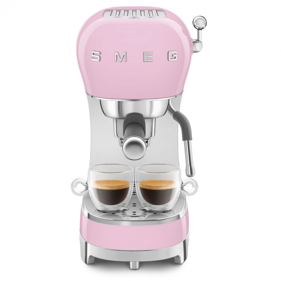 SMEG ECF02PKEU Кофемашина-эспрессо, цвет розовый