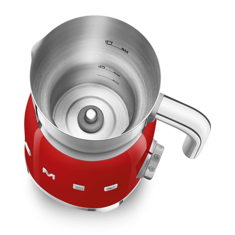 SMEG MFF11RDEU Вспениватель молока, красный