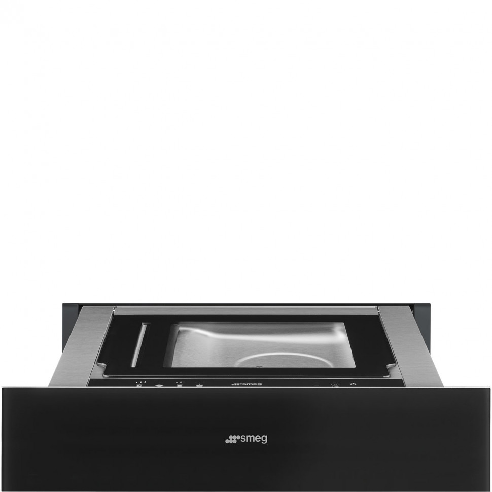 SMEG CPV115B3 Вакууматор, 60 см, высота 13,5 см, чёрное стекло, открывание PUSH