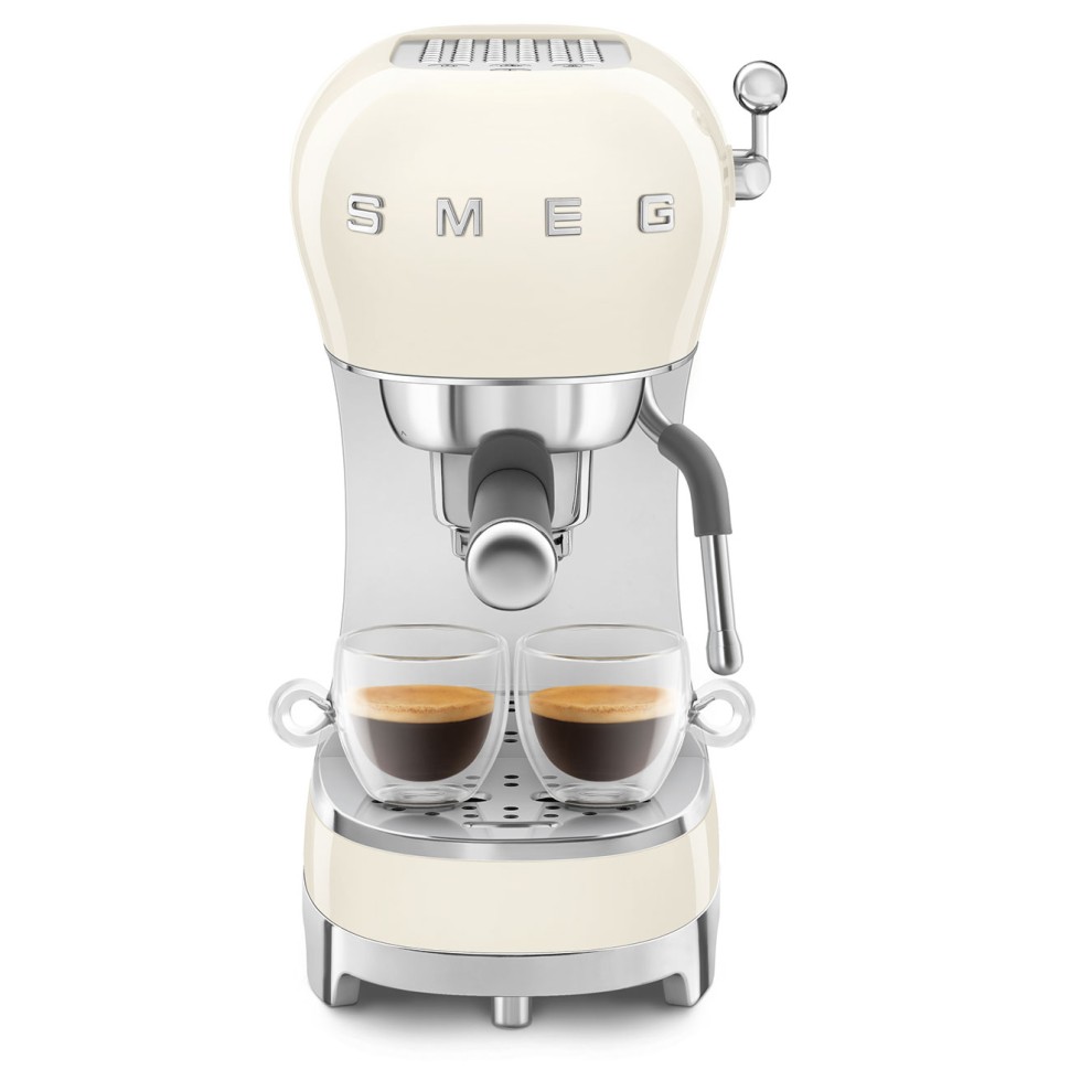 SMEG ECF02CREU Кофемашина-эспрессо, цвет кремовый