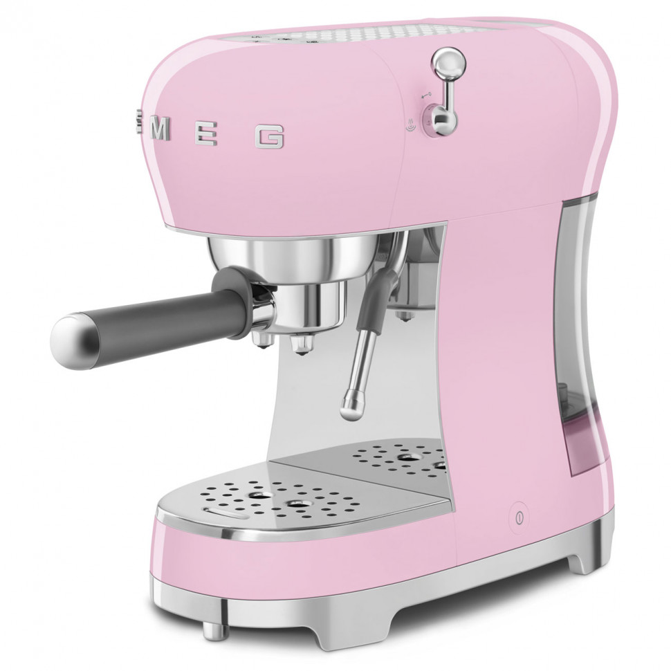 SMEG ECF02PKEU Кофемашина-эспрессо, цвет розовый