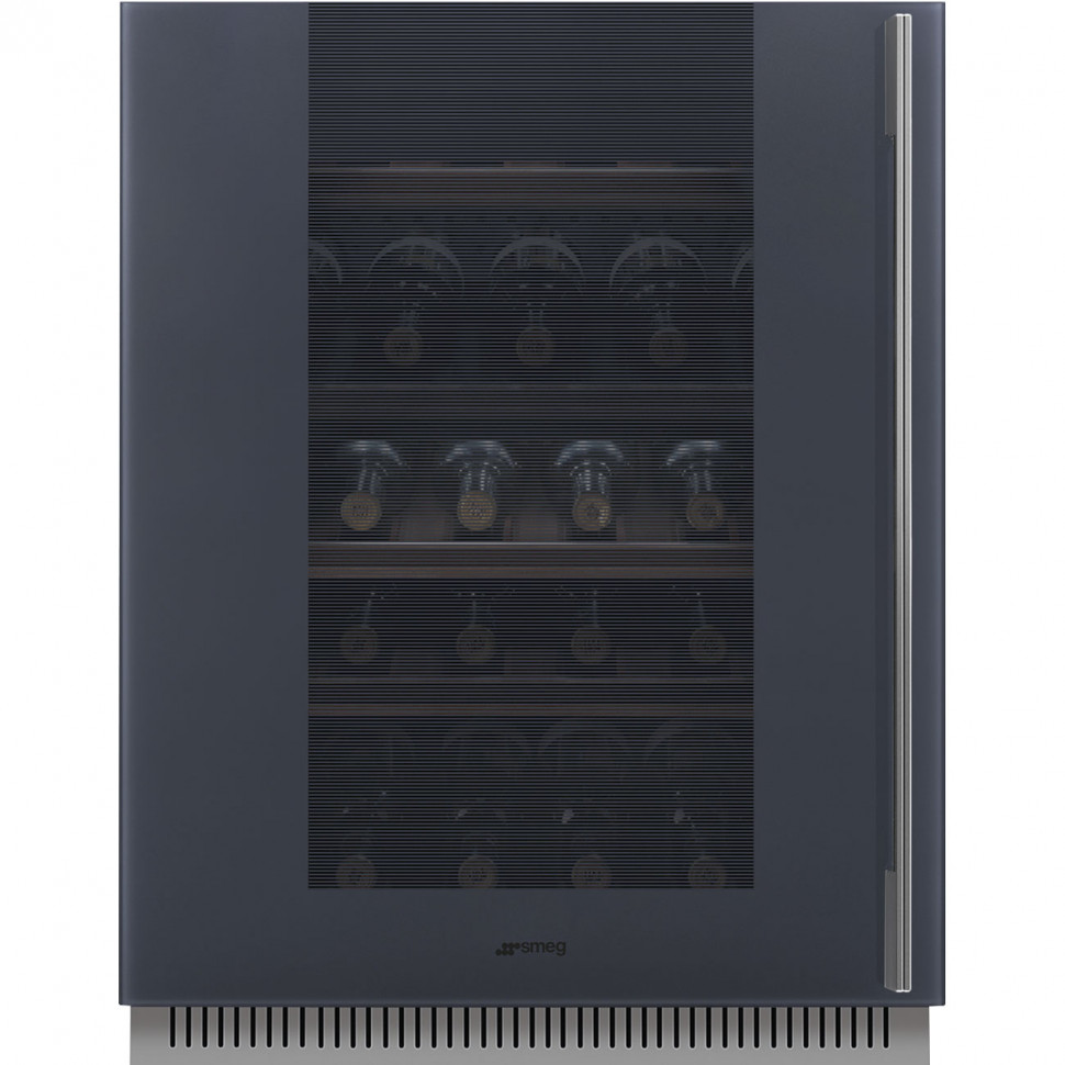 SMEG CVI138LG Холодильный шкаф для вина встраиваемый, 82 см, цвет Neptune Grey
